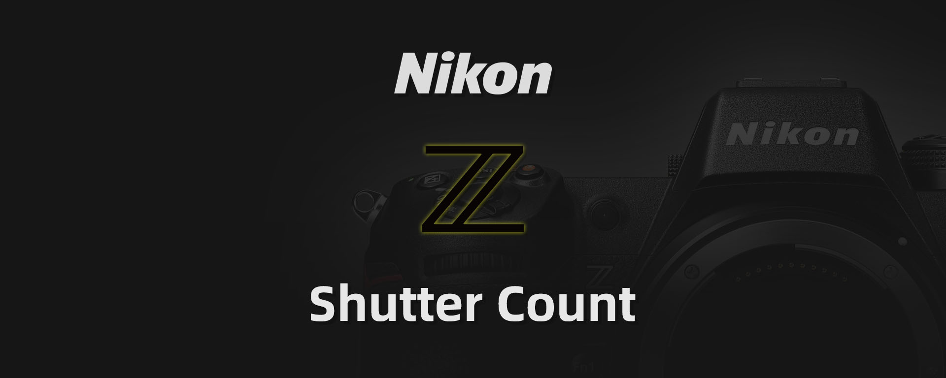 How to Check Nikon Camera Shutter Count?