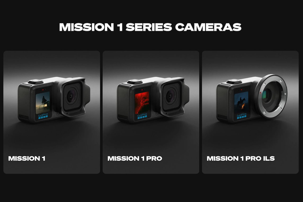 GoPro MISSION 1 Series 8K Cinema Cameras with 50MP One Inch Sensor