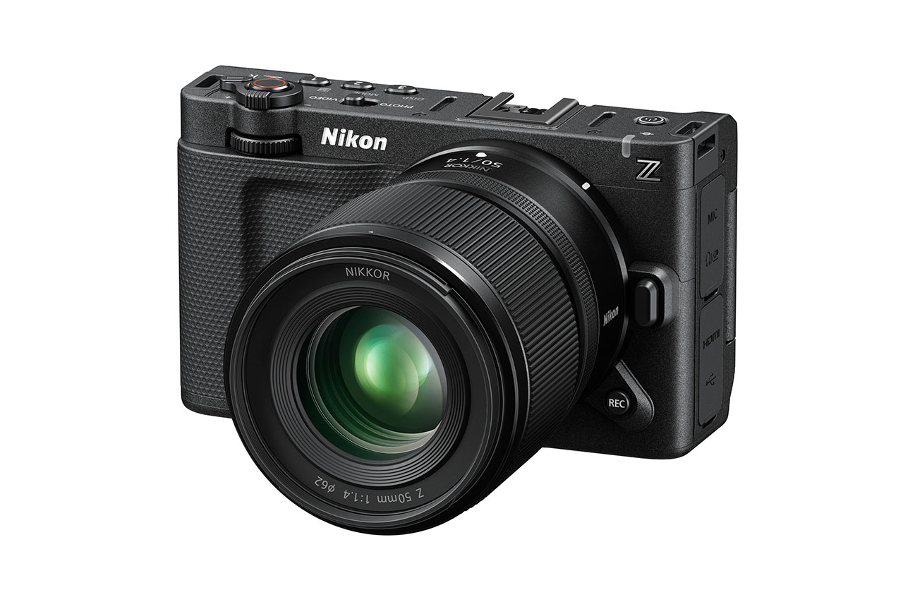 Nikon ZR Front View with Lens